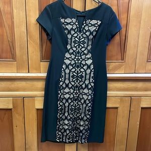 Designer black dress